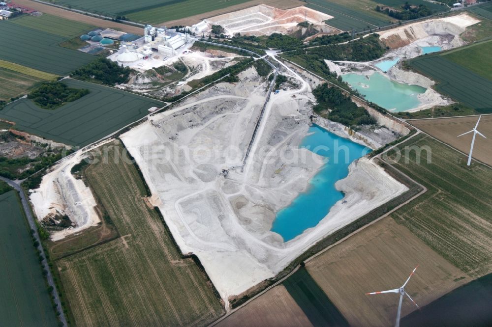 Söhlde from the bird's eye view: View on the Vereinigte Kreidewerke Damman in Soehlde in the state Lower Saxony