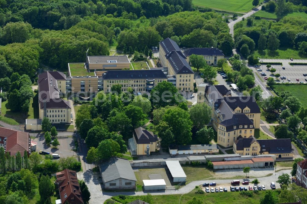 Aerial photograph Burg - View of the hospital Jerichower Land in Burg in the state of Saxony-Anhalt