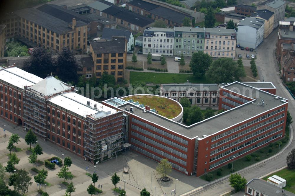Forst / Lausitz from above - County council administrative district Spee-Neisse ( courthouse ) in Fosrt in the Lusatia