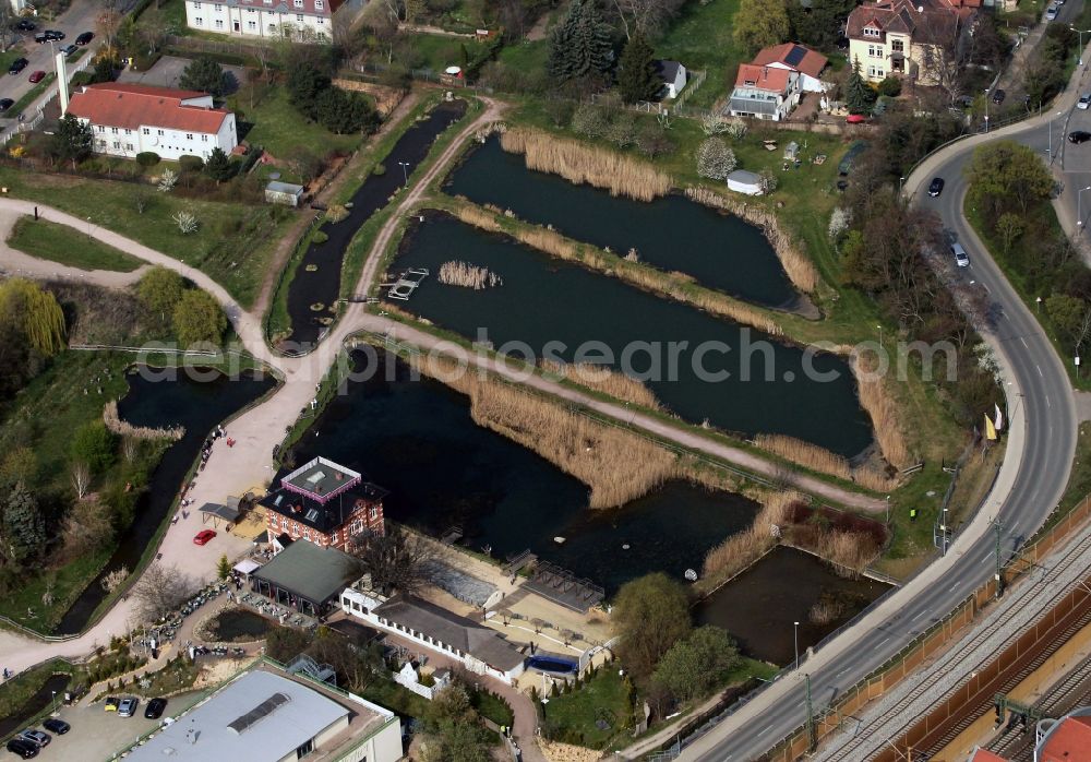 Aerial image Erfurt - Cress Park Erfurt in Thuringia