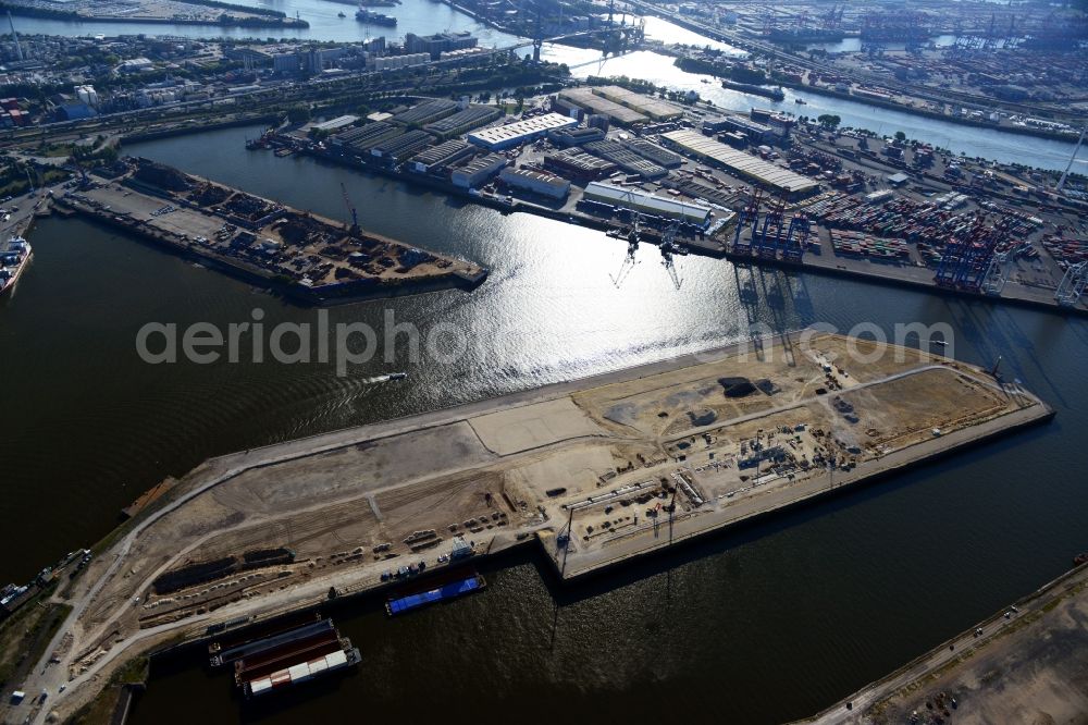 Aerial photograph Hamburg - Cruise Terminal in Hamburg-Mitte / Steinwerder. A project of the Hamburg Port Authority HPA