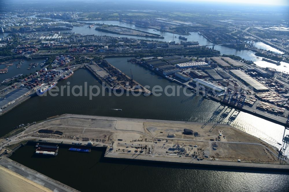 Aerial photograph Hamburg - Cruise Terminal in Hamburg-Mitte / Steinwerder. A project of the Hamburg Port Authority HPA