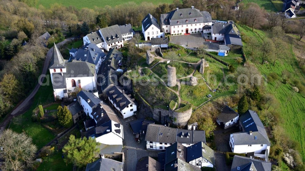 Aerial photograph Dahlem - Kronenburg in Dahlem in the state North Rhine-Westphalia, Germany