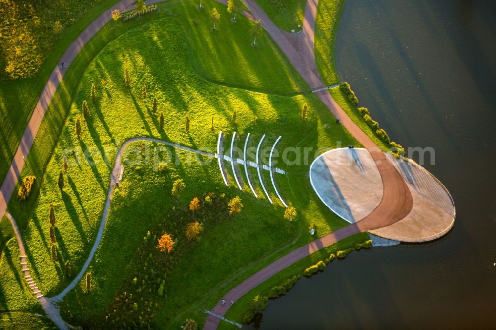 Essen from above - View of the Krupp Park in Essen in the state North Rhine-Westphalia