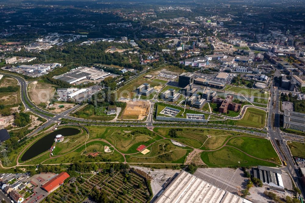 Aerial photograph Essen - Krupp Park at Krupp - Belt in Essen in North Rhine-Westphalia