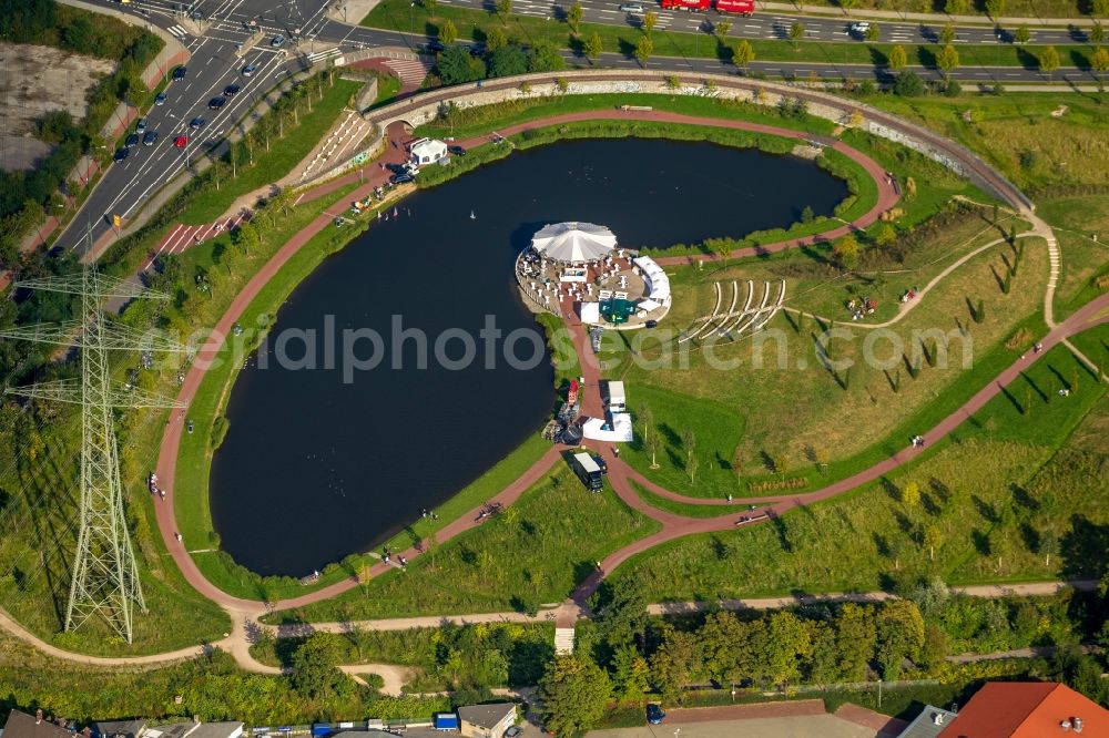 Essen from above - Krupp Park at Krupp - Belt in Essen in North Rhine-Westphalia