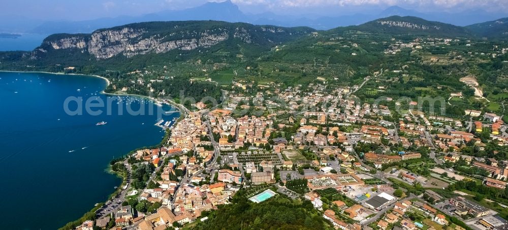 Garda from above - Townscape of Garda in Veneto, Italy