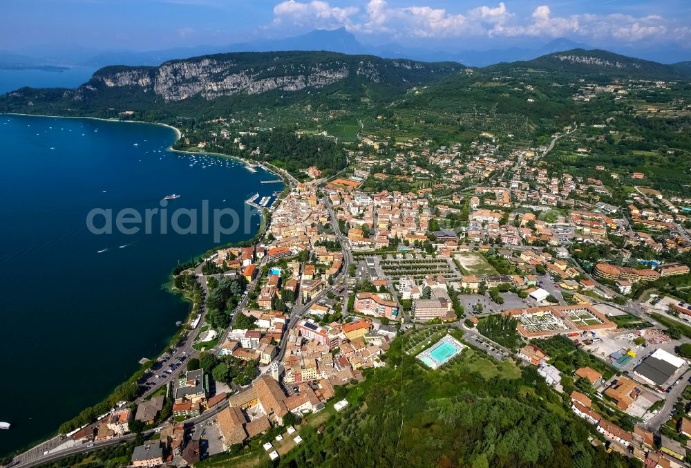 Aerial image Garda - Townscape of Garda in Veneto, Italy