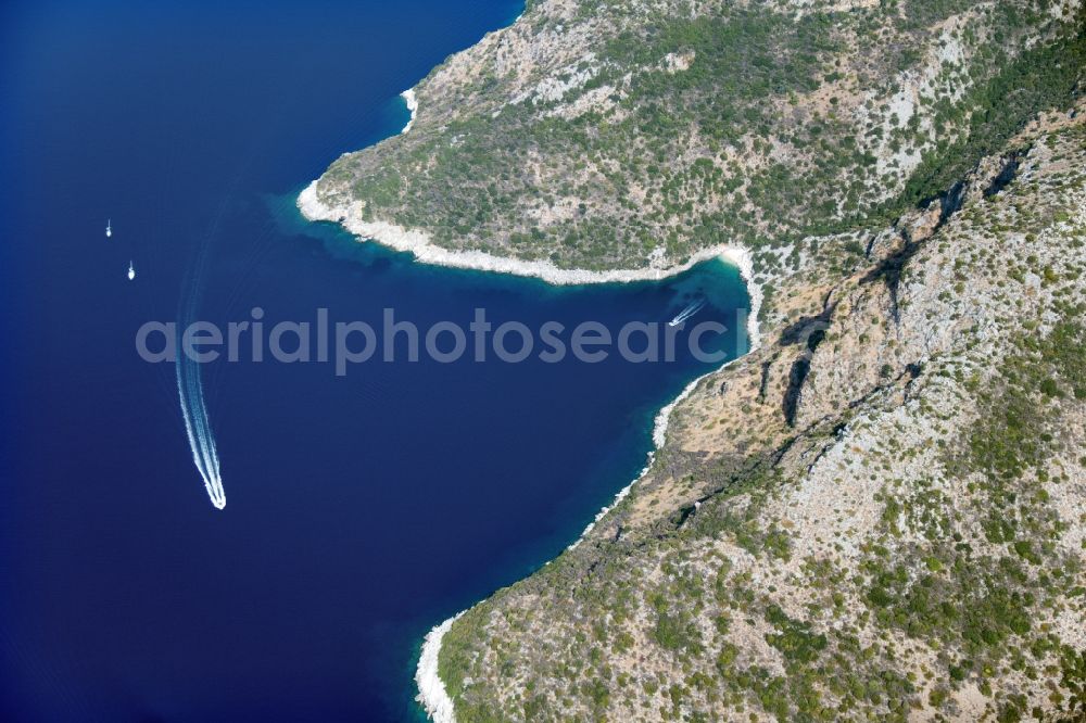 Aerial image Syvota - Coastline in Sivota in Greece