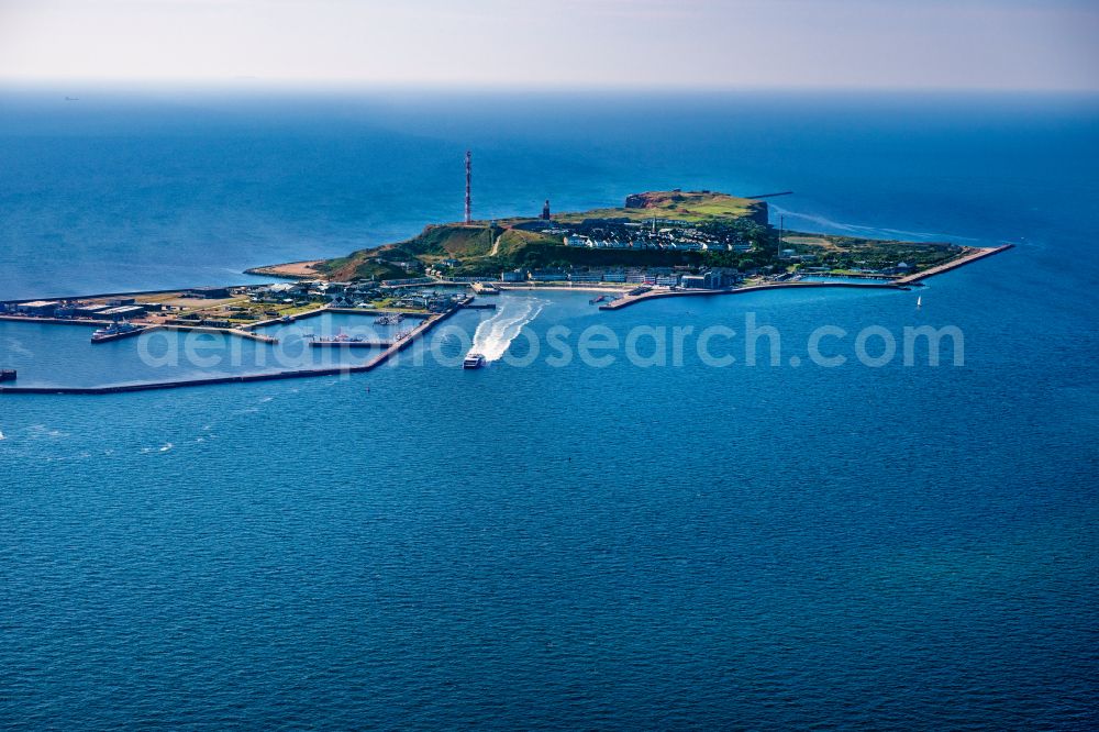 Helgoland from the bird's eye view: Coastal landscape of the island of Helgoland in the North Sea in the state of Schleswig-Holstein, Germany