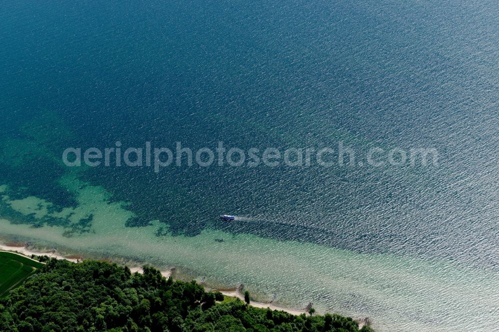 Schashagen from above - Coastline on the sandy beach of Ostsee in Schashagen in the state Schleswig-Holstein