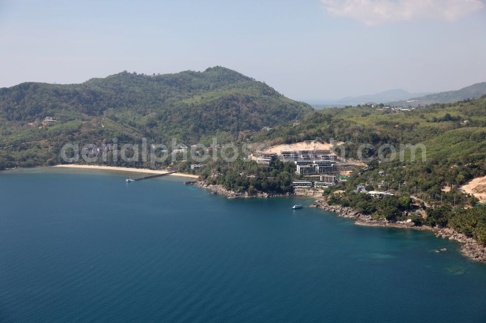 Aerial photograph Kammala - The coastal area near Kammala on the island of Phuket in Thailand with the Iguana Beach is located in the west of the island