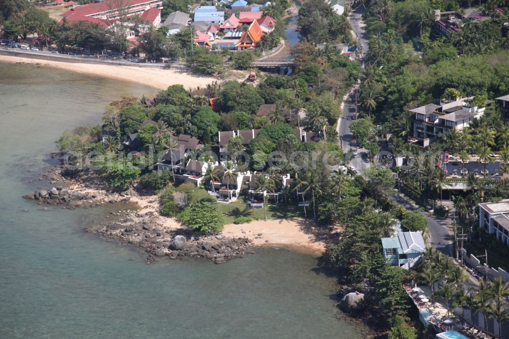 Aerial image Kammala - The coastal area near Kammala on the island of Phuket in Thailand is located in the west of the island