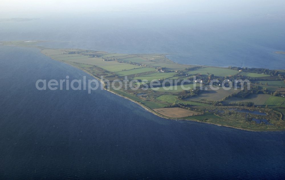 Aerial image Svendborg - Coastal area of the Drejoe - Island in Svendborg in Syddanmark in Denmark