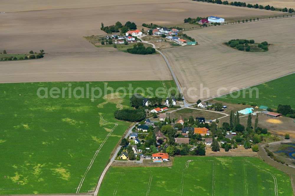 Aerial image Fährdorf - Coastal area of island Poel - Island in Faehrdorf on the Baltic Sea in the state Mecklenburg - Western Pomerania, Germany