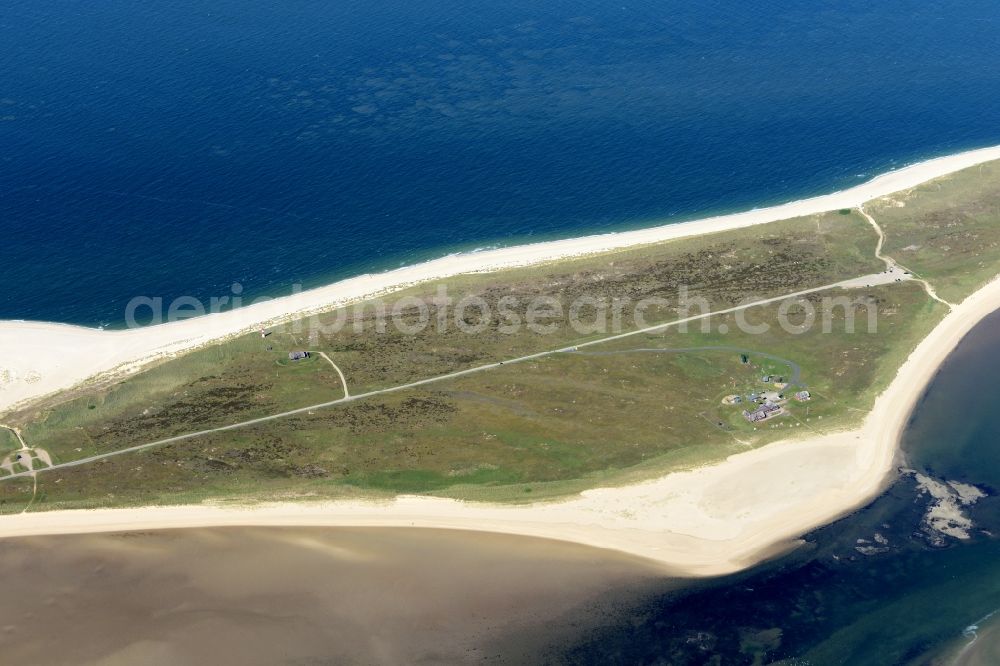 List from above - Coastal area of the Insel Sylt in List in the state Schleswig-Holstein