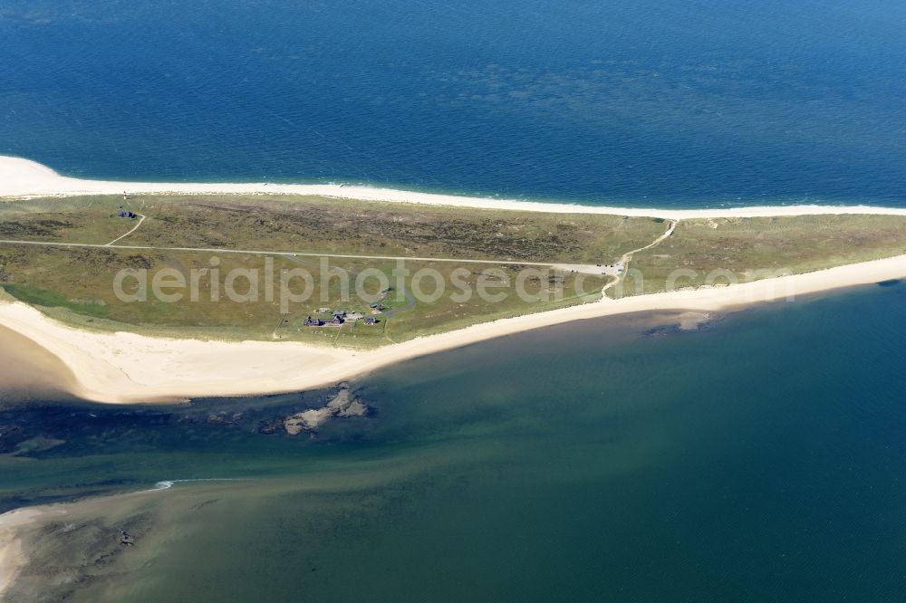 Aerial photograph List - Coastal area of the Insel Sylt in List in the state Schleswig-Holstein