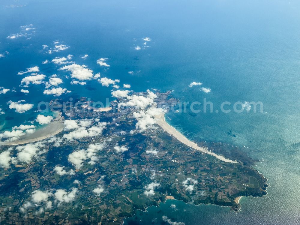 Aerial photograph Saint Peter - Coastal area Jersey - Island on street Unnamed Road in Saint Peter in St. Peter, Jersey