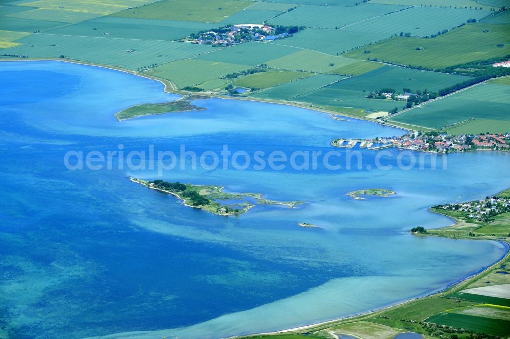 Aerial image Fehmarn - Coastal area of the North Sea - Island in Fehmarn in the state Schleswig-Holstein