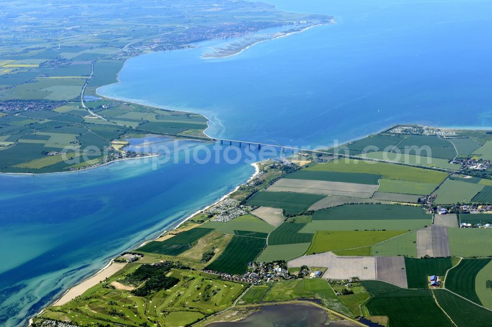 Aerial image Fehmarn - Coastal area of the North Sea - Island in Fehmarn in the state Schleswig-Holstein