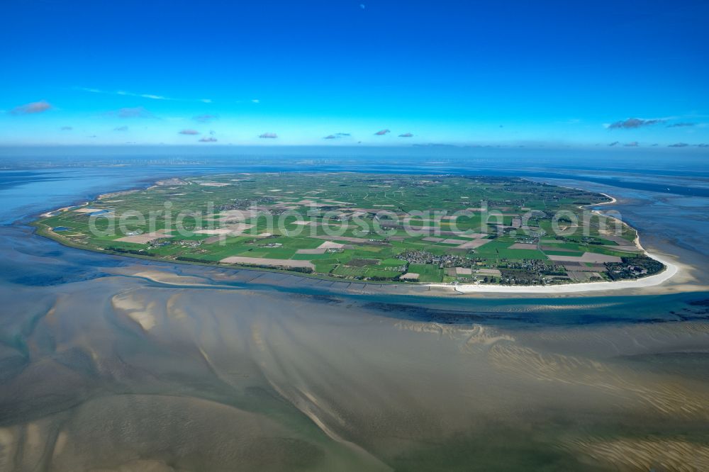 Aerial image Föhr - Island Foehr in Nieblum in the state Schleswig-Holstein