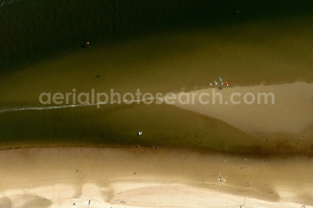 Föhr from the bird's eye view: Coastal area of the Nordsee - Island in Foehr in the state Schleswig-Holstein