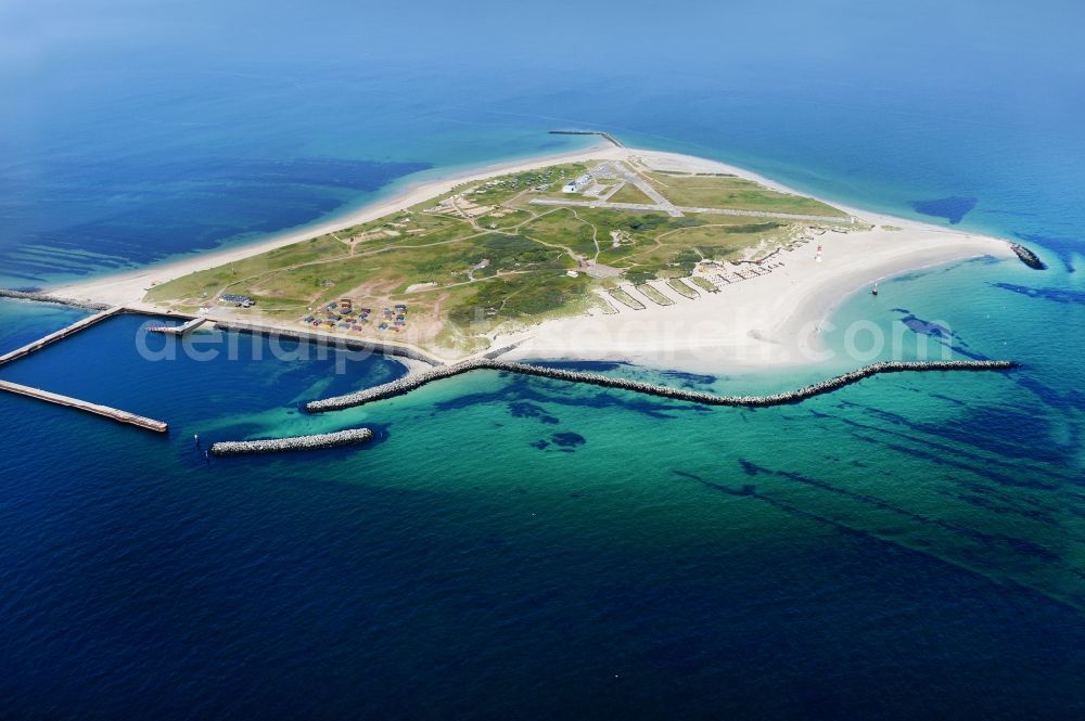 Aerial image Helgoland - Coastal area of the North Sea - Island Helgoland-Duehne in Helgoland in the state Schleswig-Holstein