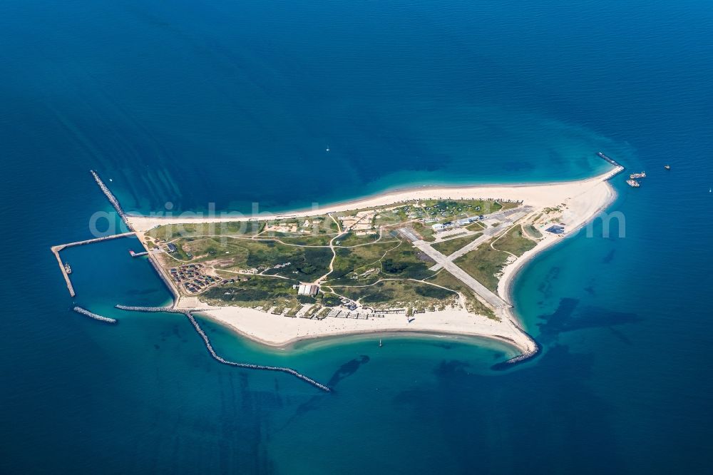 Aerial image Helgoland - Coastal area of the North Sea - Island Helgoland-Duehne in Helgoland in the state Schleswig-Holstein