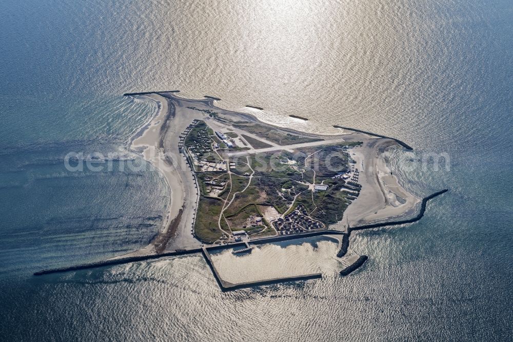 Aerial image Helgoland - Coastal area of the North Sea - Island Helgoland-Duehne in Helgoland in the state Schleswig-Holstein