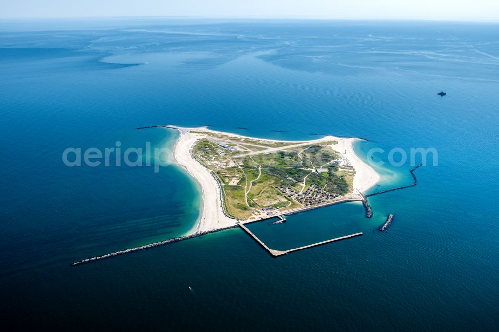 Aerial photograph Helgoland - Coastal area of the North Sea - Island Helgoland-Duehne in Helgoland in the state Schleswig-Holstein