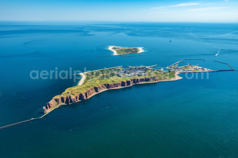 Aerial photograph Helgoland - Coastal area of the North Sea - Island Helgoland in the state Schleswig-Holstein