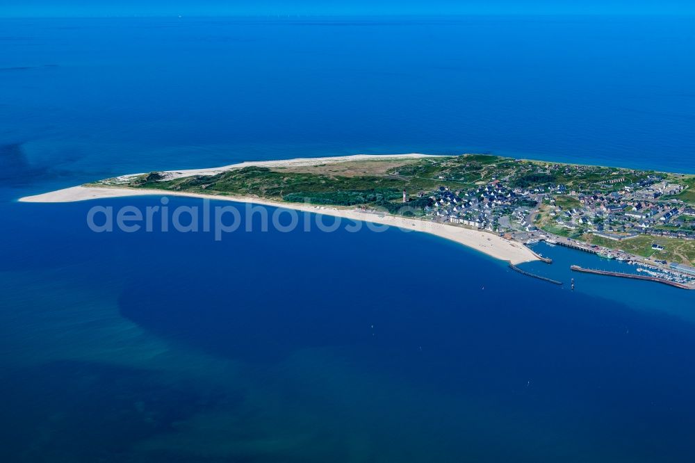 Aerial photograph Hörnum (Sylt) - Coastal area of the Nordsee - Island in Hoernum (Sylt) in the state Schleswig-Holstein