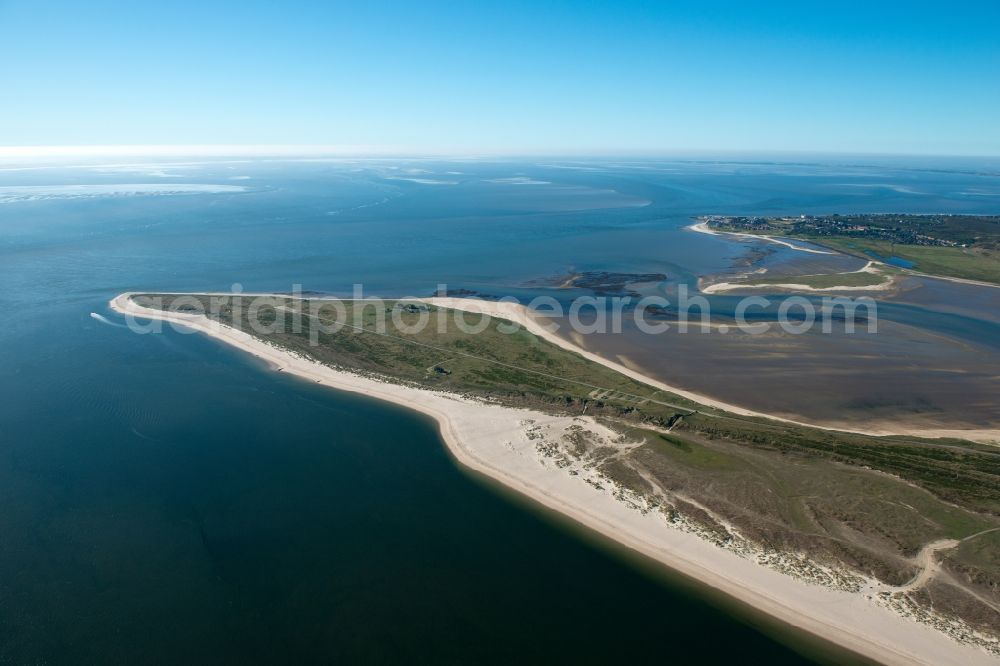 List from above - Coastal area of the North Sea - Island in List in the state Schleswig-Holstein