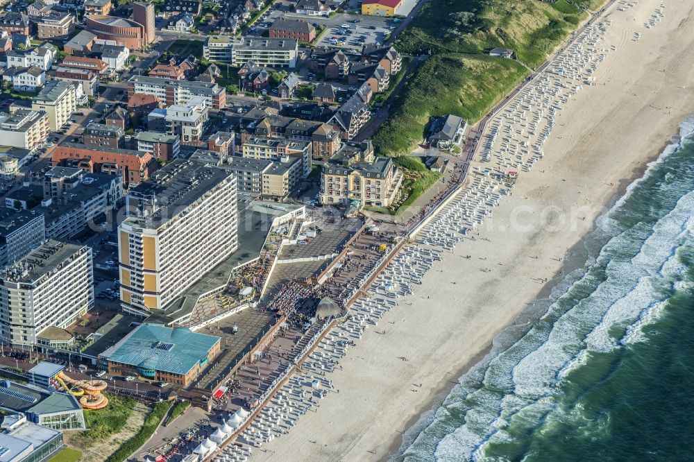 Sylt from above - Coastal area of the North Sea - Island in the district Westerland in Sylt in the state Schleswig-Holstein