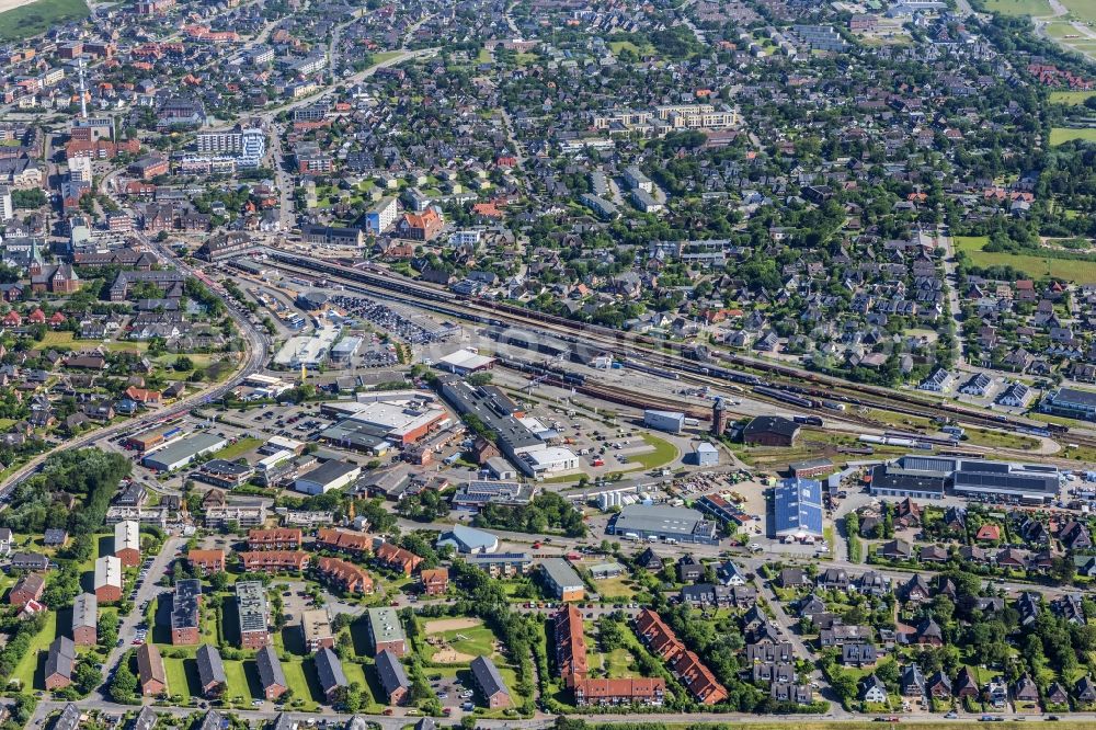 Sylt from the bird's eye view: Coastal area of the North Sea - Island in the district Westerland in Sylt in the state Schleswig-Holstein