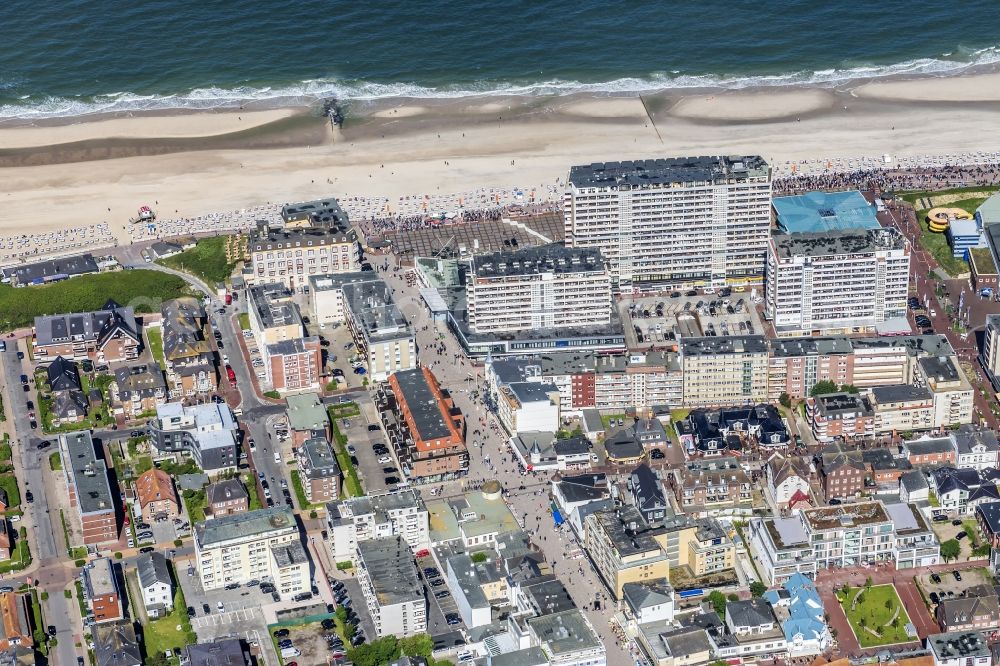 Aerial photograph Sylt - Coastal area of the North Sea - Island in the district Westerland in Sylt in the state Schleswig-Holstein