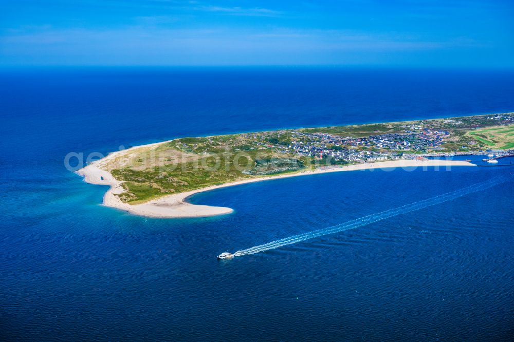 Aerial image Hörnum (Sylt) - Coastal area and Odde of the North Sea island of Sylt in Hoernum in the state of Schleswig-Holstein