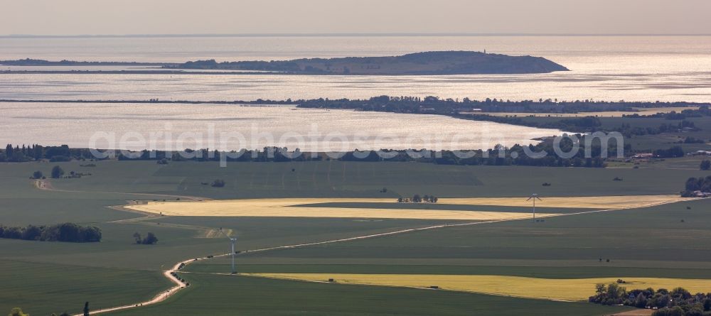 Aerial image Putgarten - Coastal area of the Baltic Sea - Island in the district Arkona in Putgarten in the state Mecklenburg - Western Pomerania