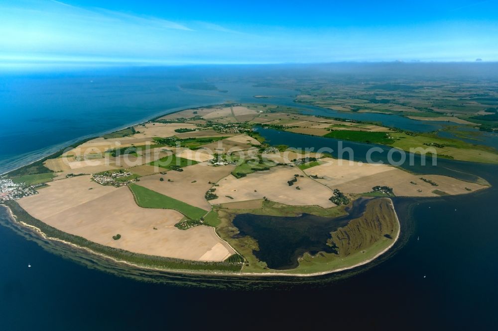 Aerial photograph Insel Poel - Coastal area of the Poel - Island in Insel Poel at the Baltic Sea in the state Mecklenburg - Western Pomerania