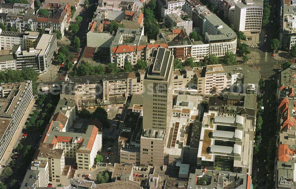 Aerial photograph Berlin - Charlottenburg - Kudamm-Carree am Kurfürstendamm