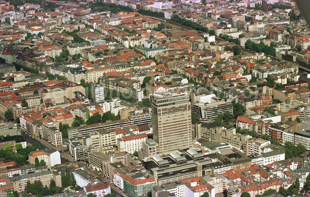 Aerial photograph Berlin - Charlottenburg - Kudamm-Carree am Kurfürstendamm