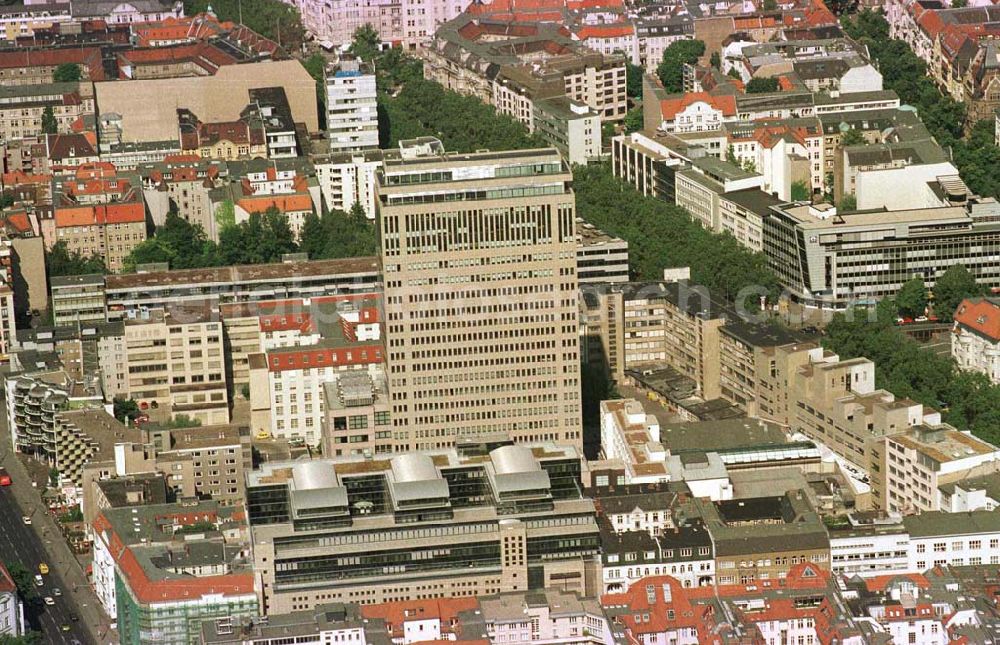 Berlin - Charlottenburg from above - Kudamm-Carree am Kurfürstendamm