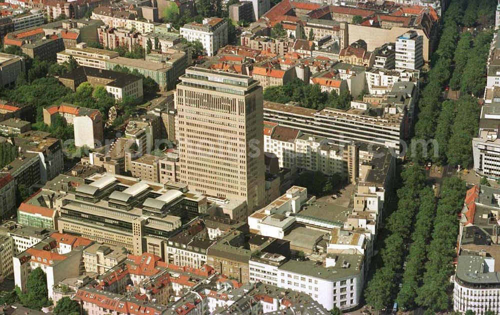 Aerial image Berlin - Charlottenburg - Kudamm-Carree am Kurfürstendamm