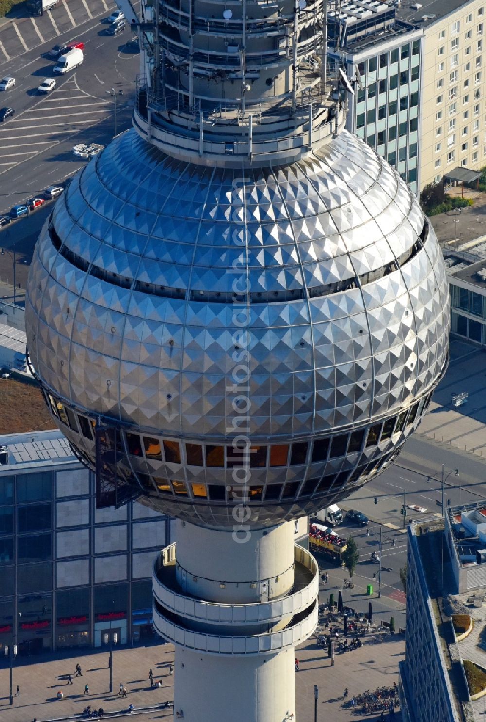 Aerial image Berlin - Television Tower in the district Mitte in Berlin, Germany