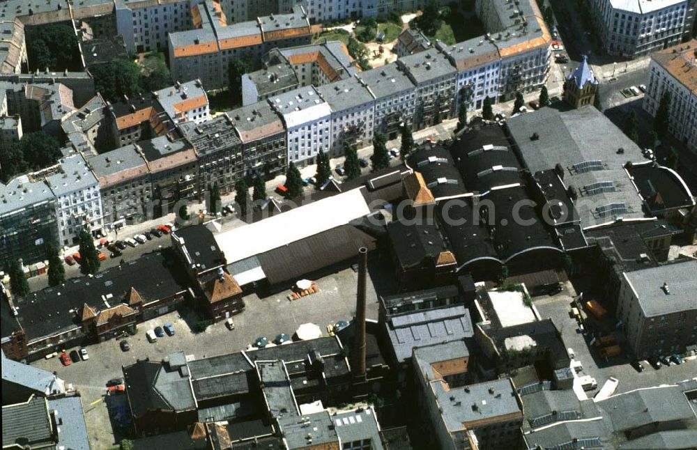 Aerial image Berlin Prenzlauer-Berg - Kulturbrauerei im Prenzlauer Berg an der Schönhauser Allee