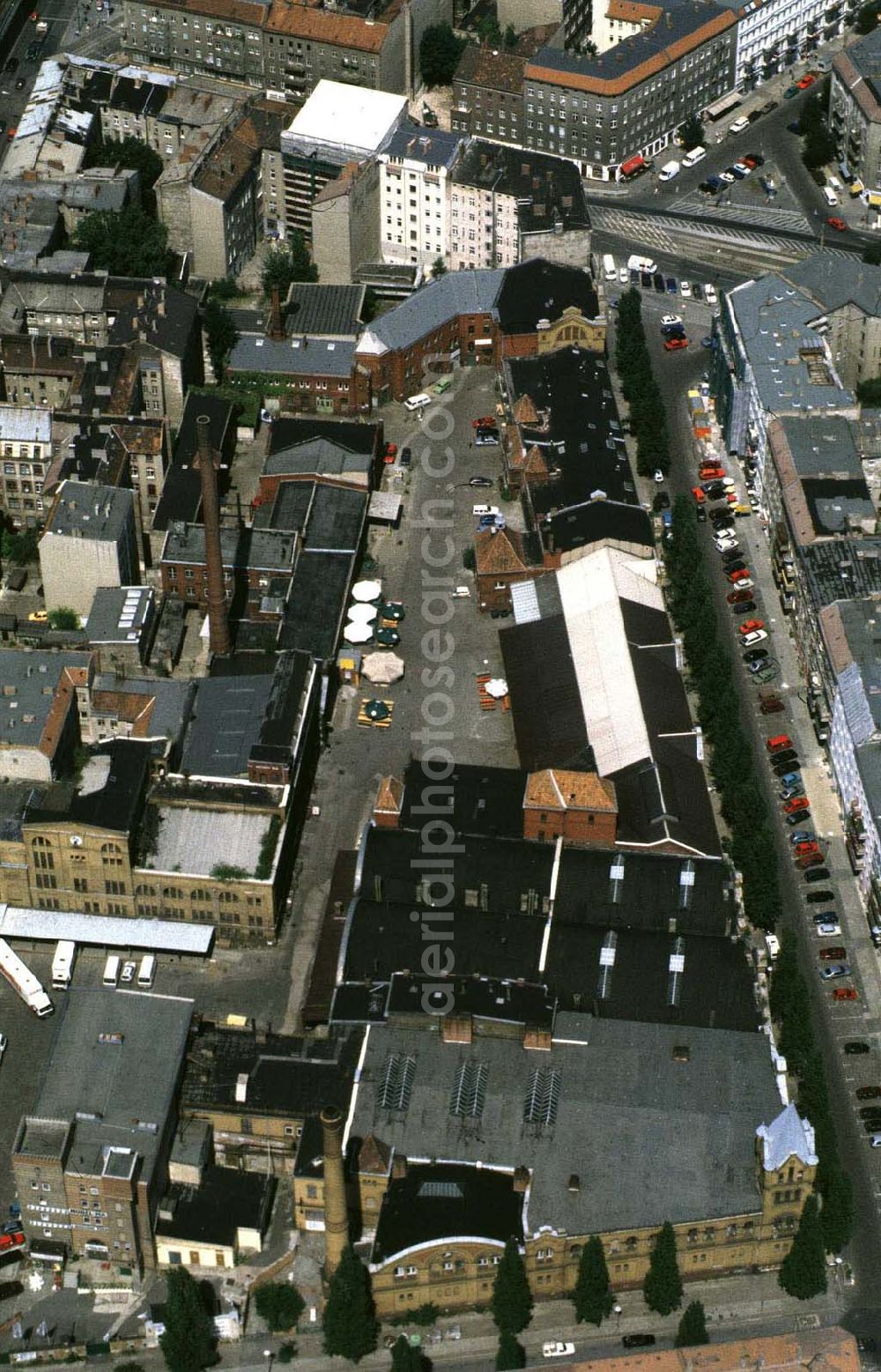 Aerial image Berlin Prenzlauer-Berg - Kulturbrauerei im Prenzlauer Berg an der Schönhauser Allee