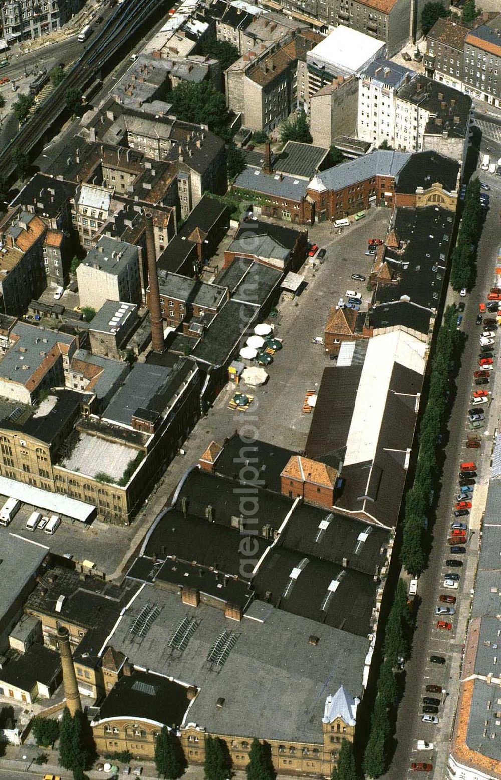 Aerial photograph Berlin Prenzlauer-Berg - Kulturbrauerei im Prenzlauer Berg an der Schönhauser Allee