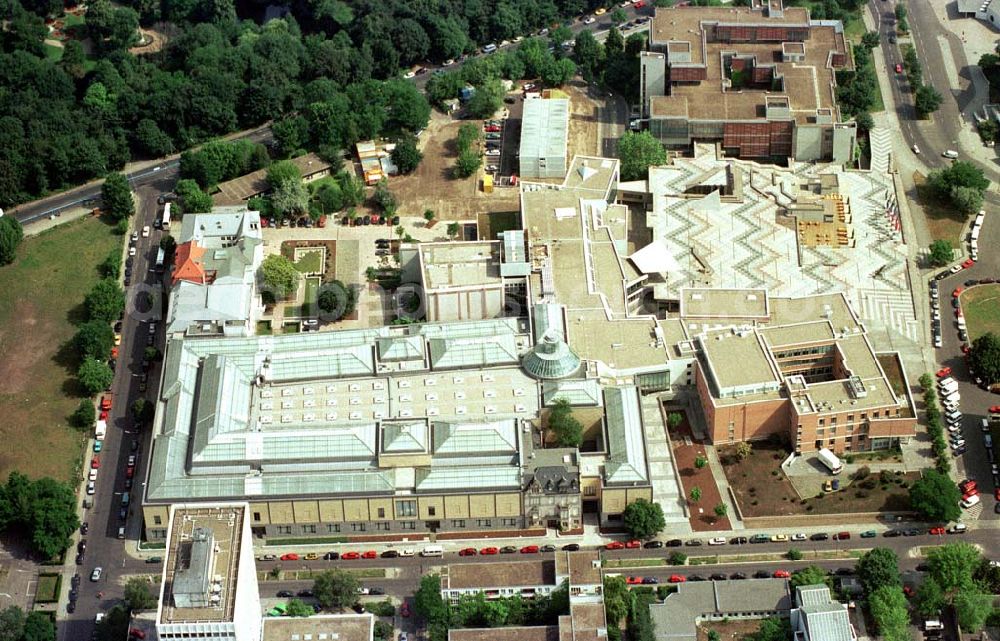 Aerial photograph Berlin - Tiergarten - Kulturforum an der Potsdamer Straße in Berlin-Tiergarten (hinter dem Bereich Potsdamer Platz.