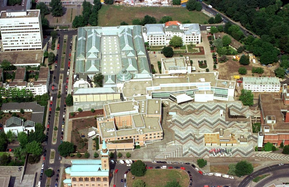 Aerial image Berlin - Tiergarten - Kulturforum an der Potsdamer Straße in Berlin-Tiergarten (hinter dem Bereich Potsdamer Platz.