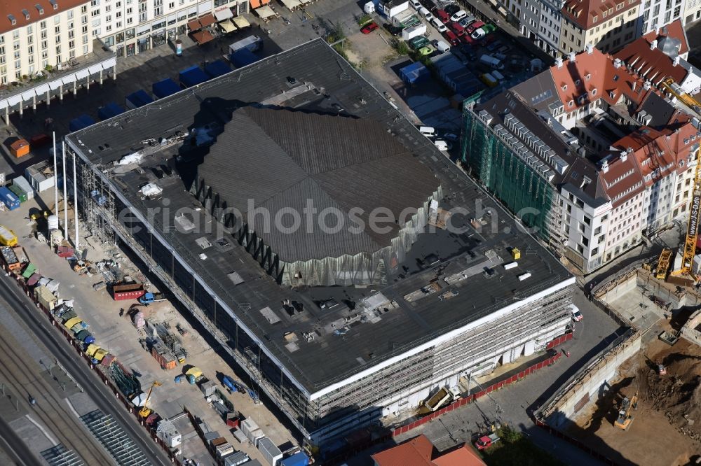 Aerial photograph Dresden - View of the Palace of Culture in Dresden in the state Saxony